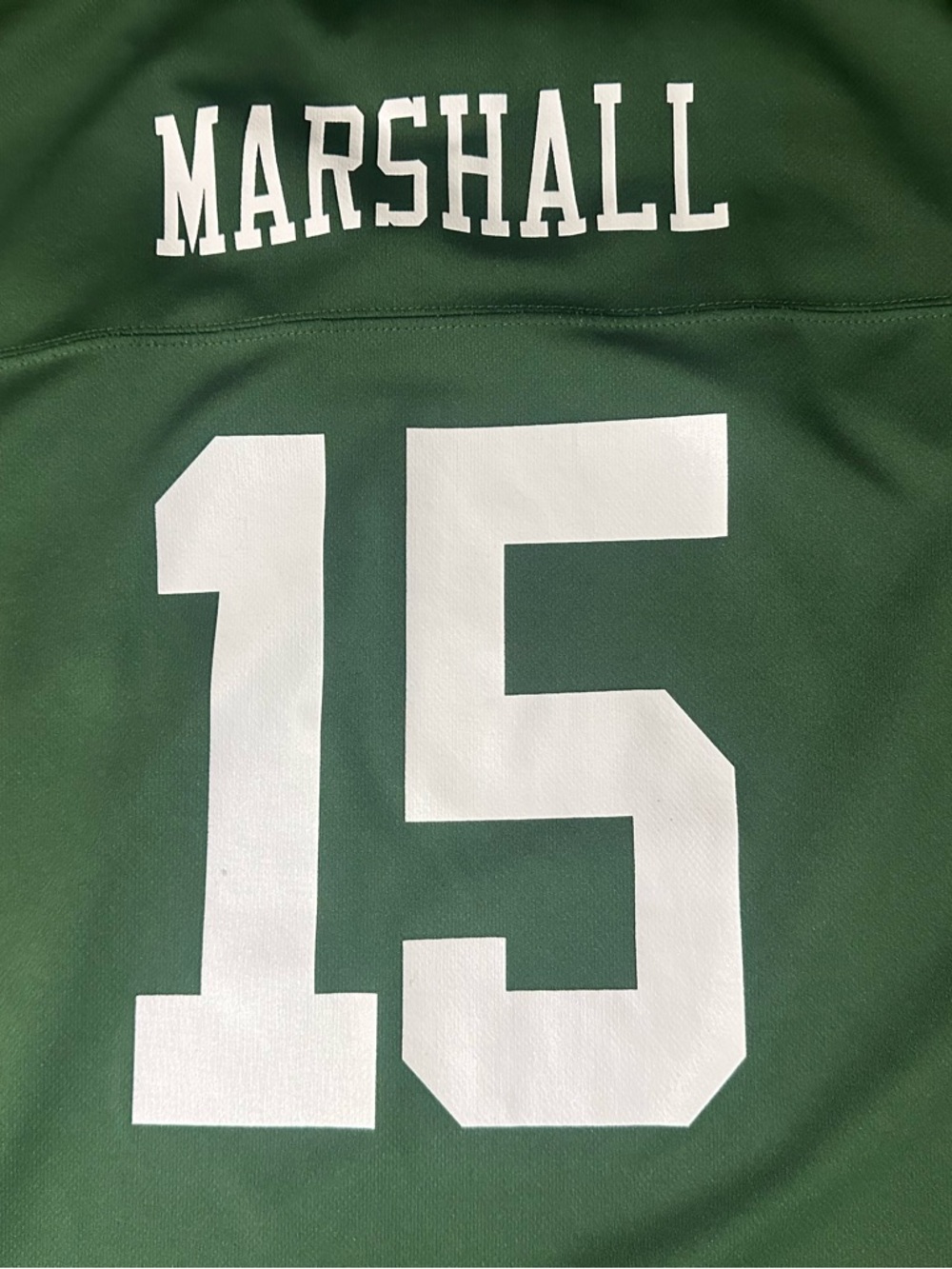 NFL Team Apparel Youth New York Jets Brandon Marshall Home Jersey Sz XL (18-20) - Picture 4 of 8